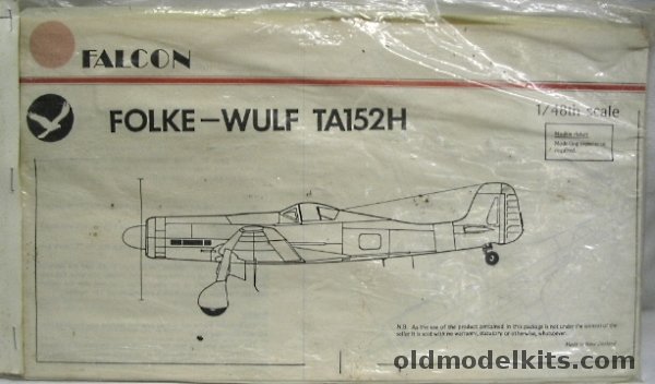Falcon 1/48 Focke-Wulf TA-152H plastic model kit